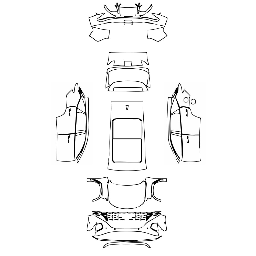Pre-Cut PPF Hyundai Tucson (US) Base 2023 - PPF-Kits