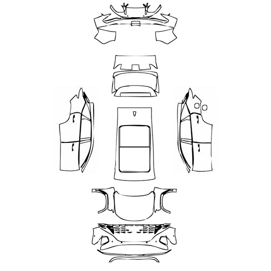 Pre-Cut PPF Hyundai Tucson (US) Base 2023 - PPF-Kits