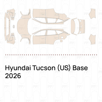 Pre-Cut PPF Hyundai Tucson (US) Base 2026