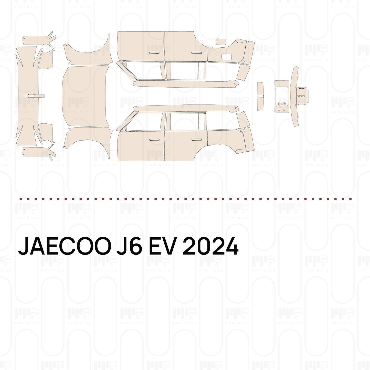 PPF precortado JAECOO J6 EV 2024