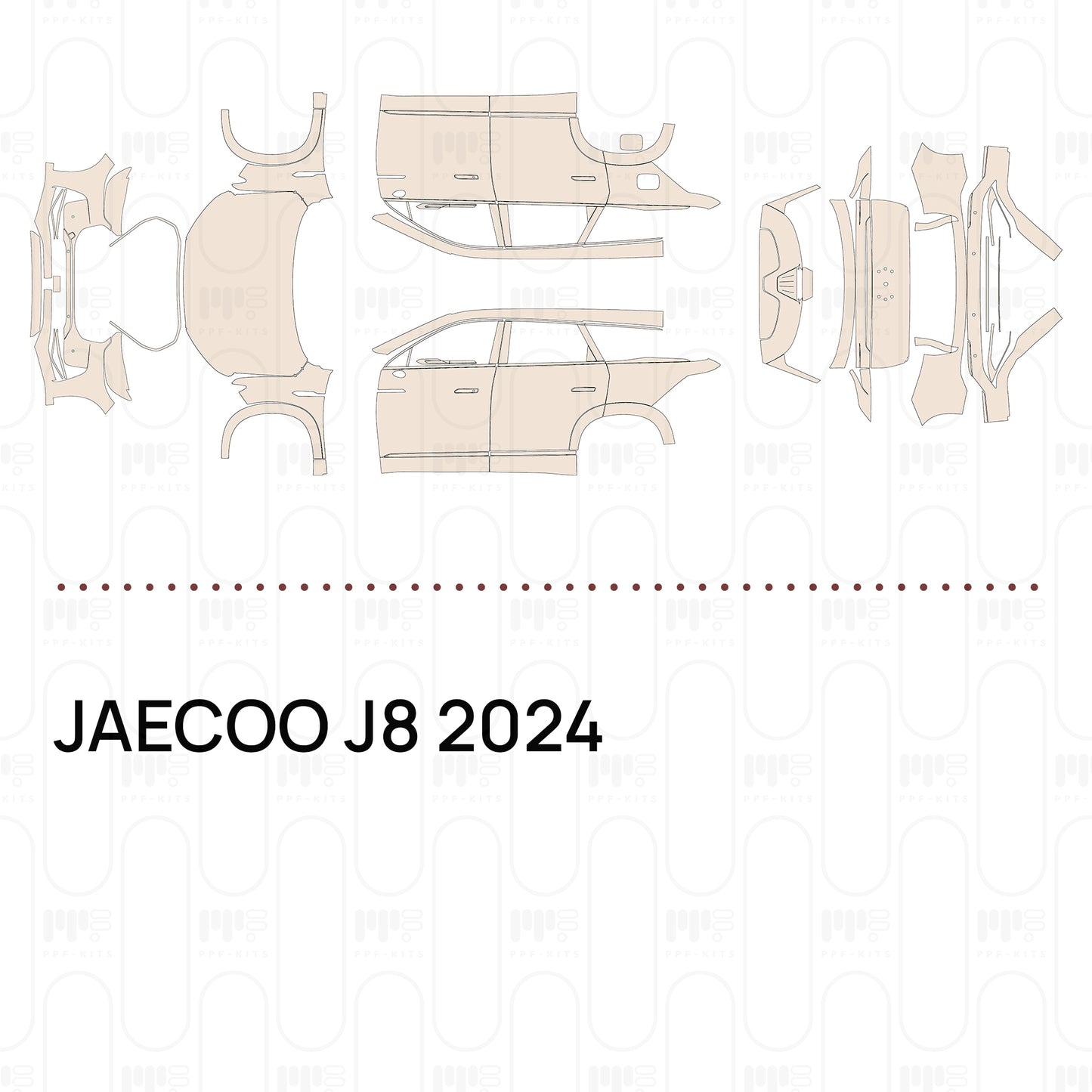 PPF precortado JAECOO J8 2024