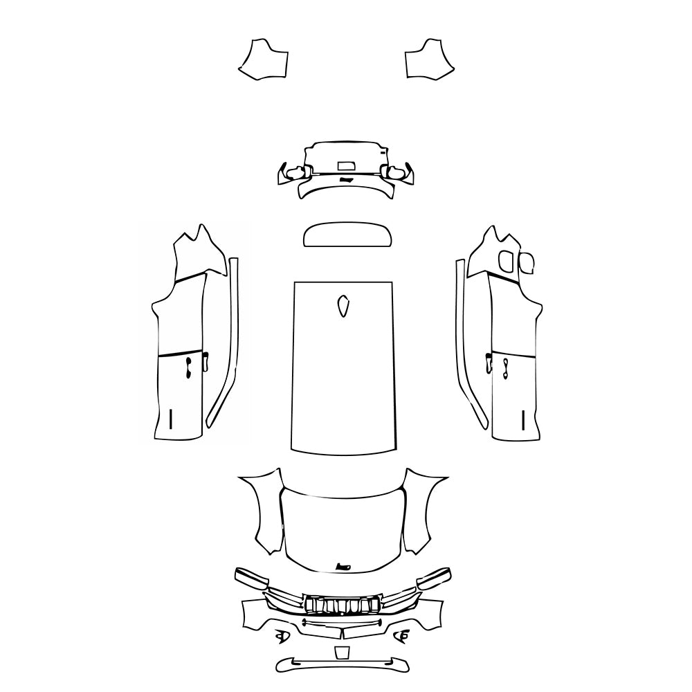 Pre-Cut PPF JEEP Avenger E-Hybrid 2024 - PPF-Kits