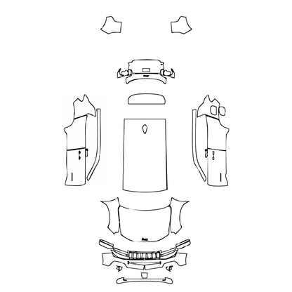 Pre-Cut PPF JEEP Avenger E-Hybrid 2024 - PPF-Kits