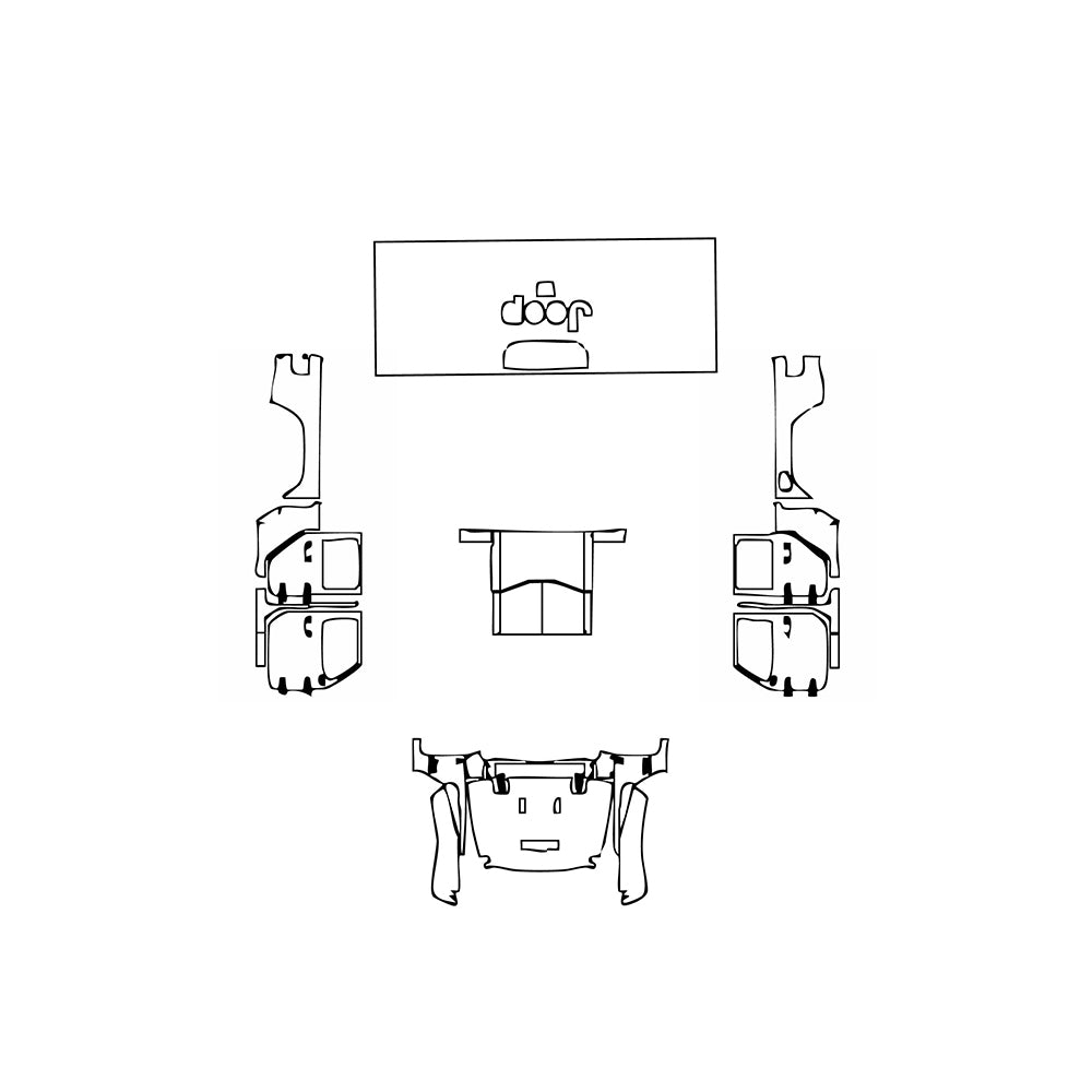 Pre-Cut PPF JEEP Gladiator Mojave 2024 - PPF-Kits