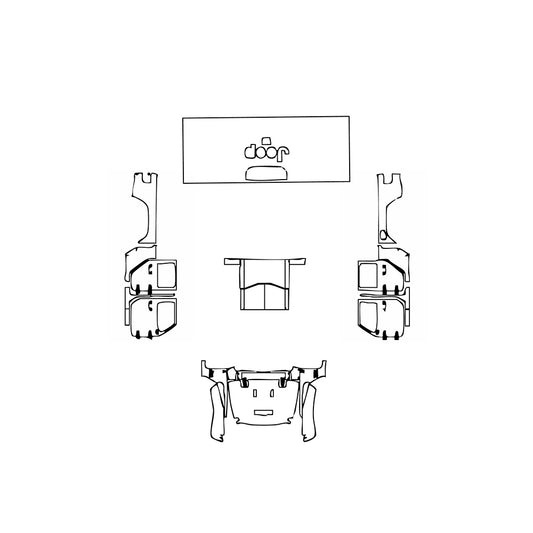 Pre-Cut PPF JEEP Gladiator Mojave 2024 - PPF-Kits