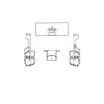 Pre-Cut PPF JEEP Gladiator Overland 2022 - PPF-Kits
