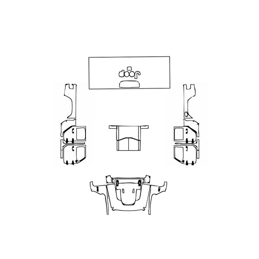 Pre-Cut PPF JEEP Gladiator Rubicon 2022 - PPF-Kits