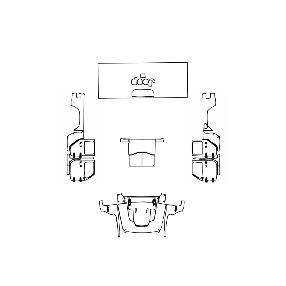 Pre-Cut PPF JEEP Gladiator Rubicon 2025 - PPF-Kits