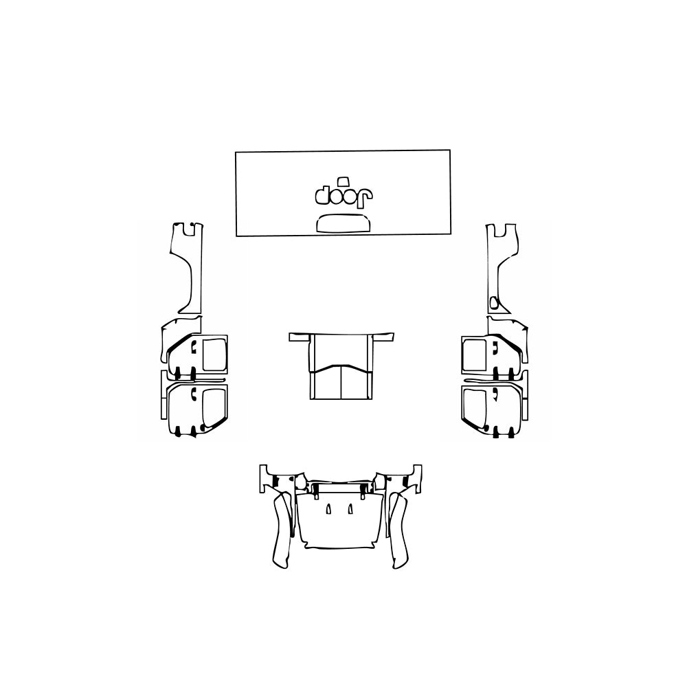 Pre-Cut PPF JEEP Gladiator Sport 2023 - PPF-Kits