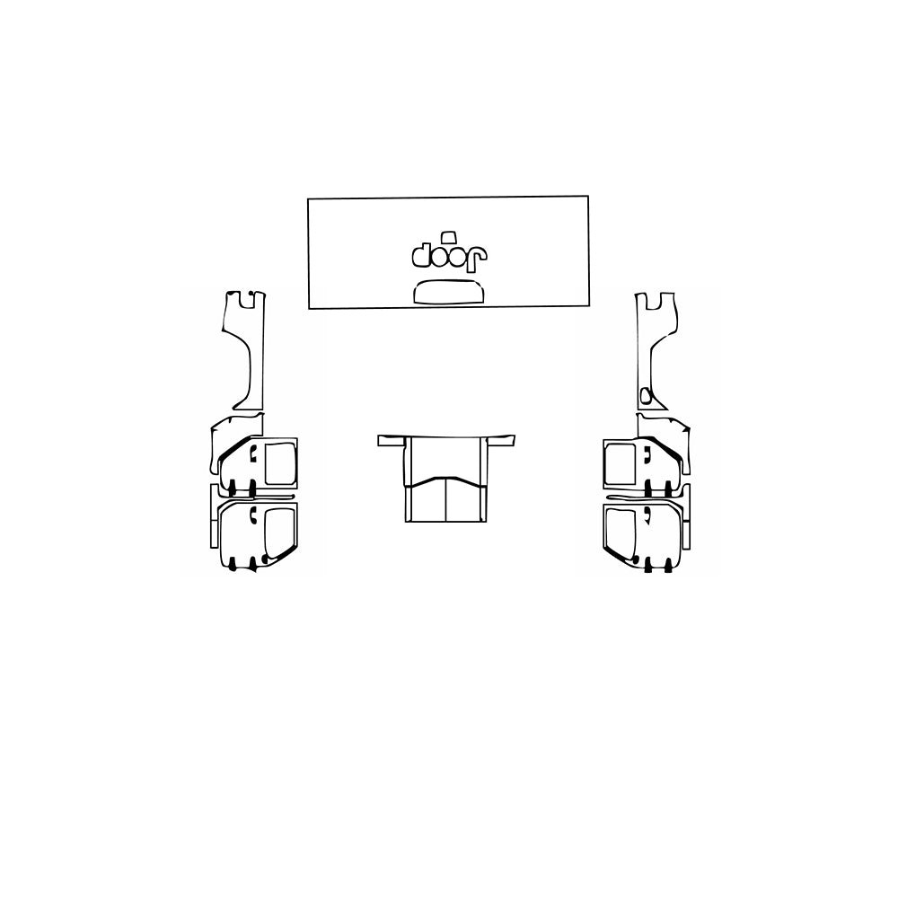 Pre-Cut PPF JEEP Gladiator Willys Sport 2023 - PPF-Kits
