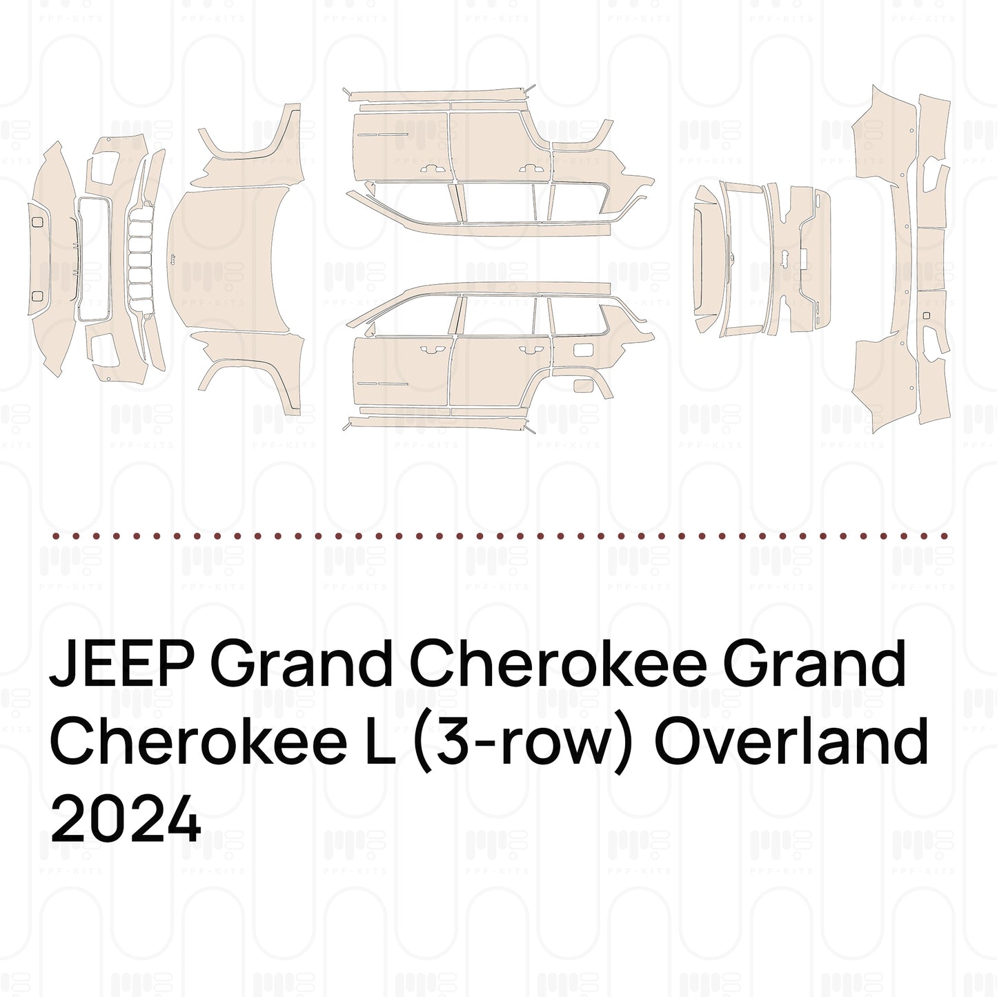 PPF precortado JEEP Grand Cherokee Grand Cherokee L (3-row) Overland 2024