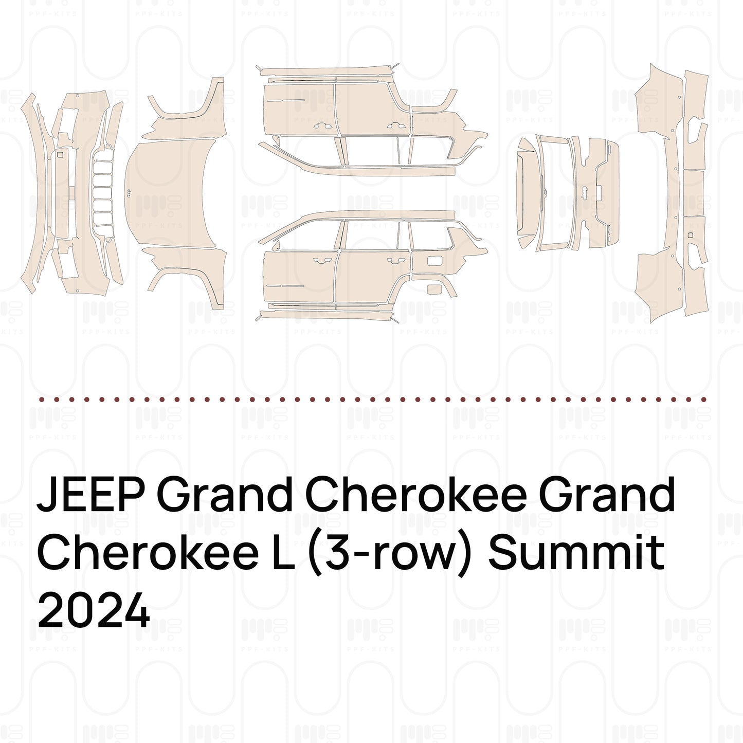PPF precortado JEEP Grand Cherokee Grand Cherokee L (3-row) Summit 2024