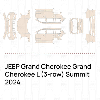PPF precortado JEEP Grand Cherokee Grand Cherokee L (3-row) Summit 2024