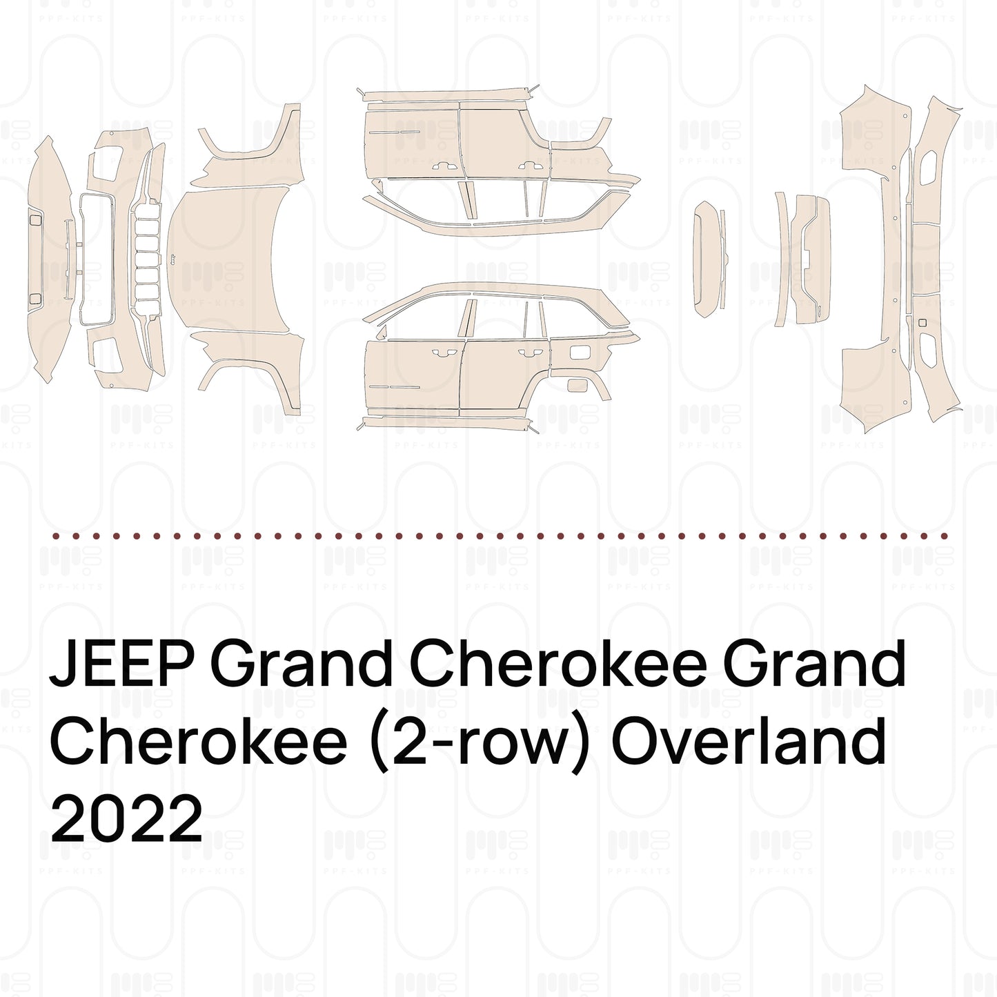PPF precortado JEEP Grand Cherokee Grand Cherokee (2-row) Overland 2022