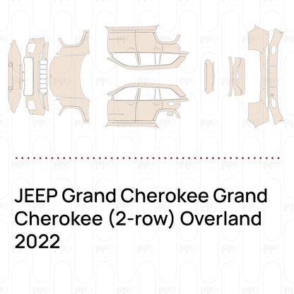 PPF precortado JEEP Grand Cherokee Grand Cherokee (2-row) Overland 2022