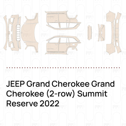 PPF precortado JEEP Grand Cherokee Grand Cherokee (2-row) Summit Reserve 2022