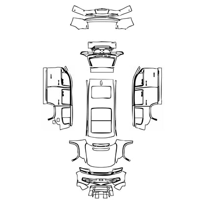 Pre-Cut PPF JEEP Grand Wagoneer Standard Wheelbase Obsidian 2022 - PPF-Kits