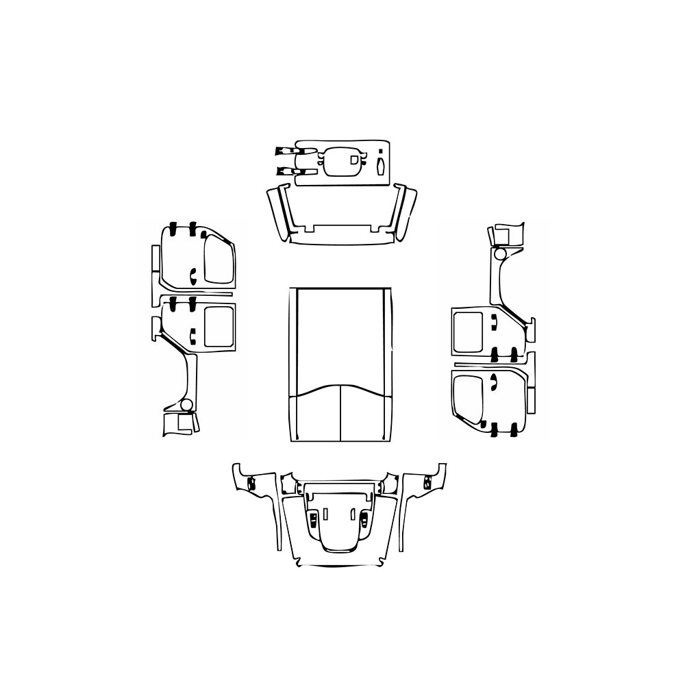 Pre-Cut PPF JEEP Wrangler 4 Door Rubicon X 2025 - PPF-Kits