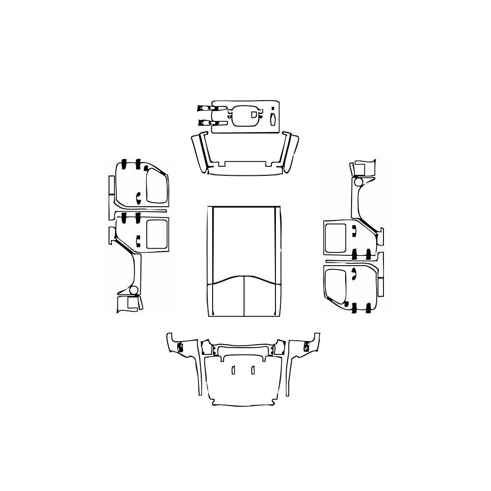Pre-Cut PPF JEEP Wrangler 4 Door Willys 2025 - PPF-Kits