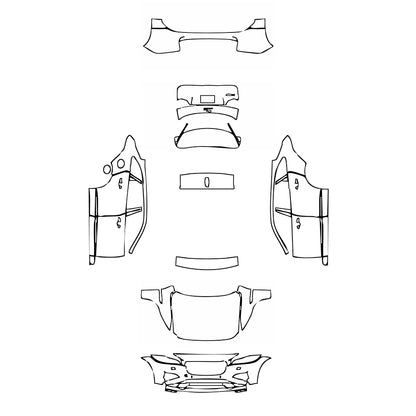 Pre-Cut PPF Jaguar F-Pace Base 2018 - PPF-Kits