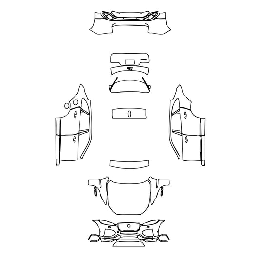 Pre-Cut PPF Jaguar F-Pace R-Dynamic 2022 - PPF-Kits