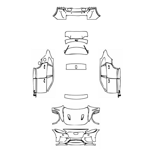 Pre-Cut PPF Jaguar F-Pace SVR 2020 - PPF-Kits