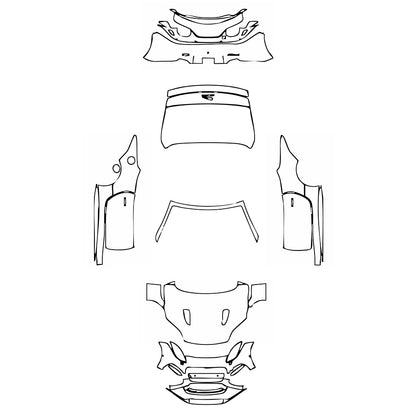 Pre-Cut PPF Jaguar F-Type R Convertible 2019 - PPF-Kits
