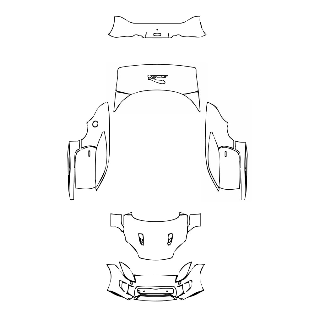 Pre-Cut PPF Jaguar F-Type S AWD Coupe 2016 - PPF-Kits