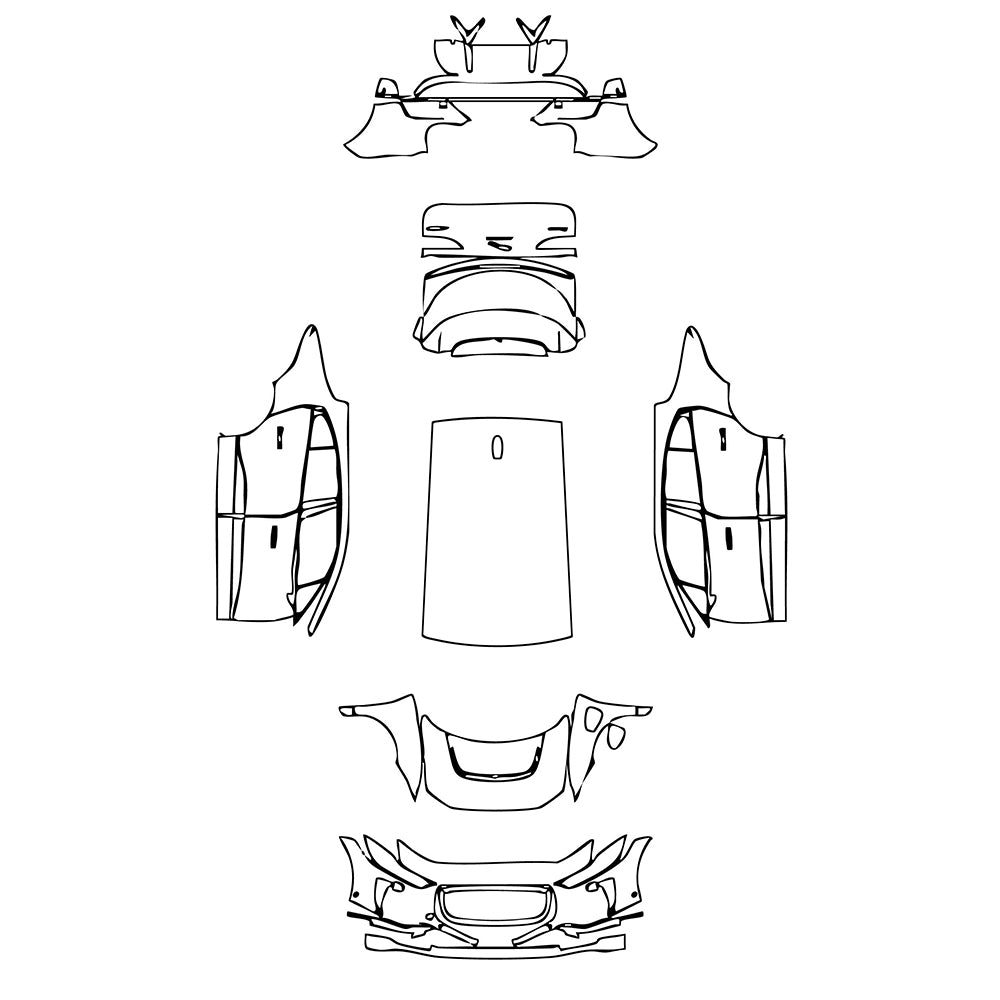 Pre-Cut PPF Jaguar I-Pace 2019 - PPF-Kits