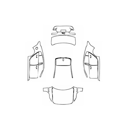 Pre-Cut PPF Jaguar XE XE (standard wheelbase) S 2020 - PPF-Kits
