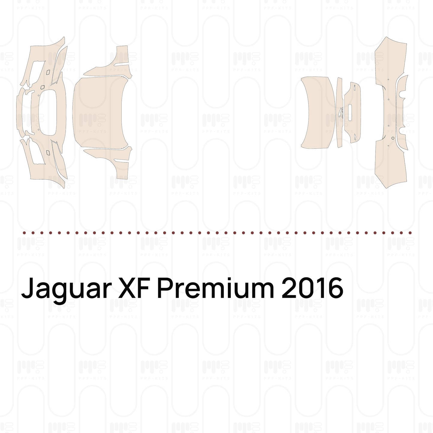 Pre-Cut PPF Jaguar XF Premium 2016