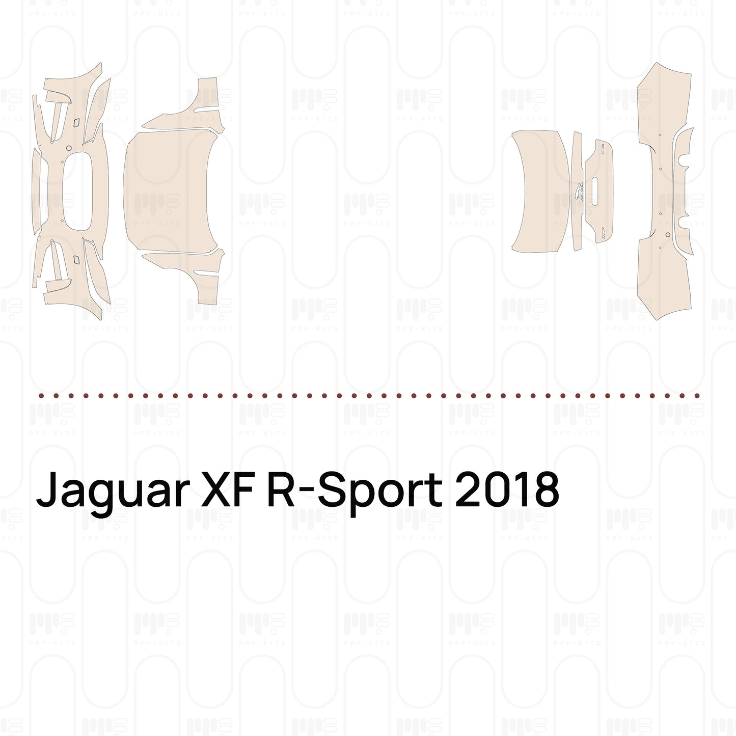 Pre-Cut PPF Jaguar XF R-Sport 2018