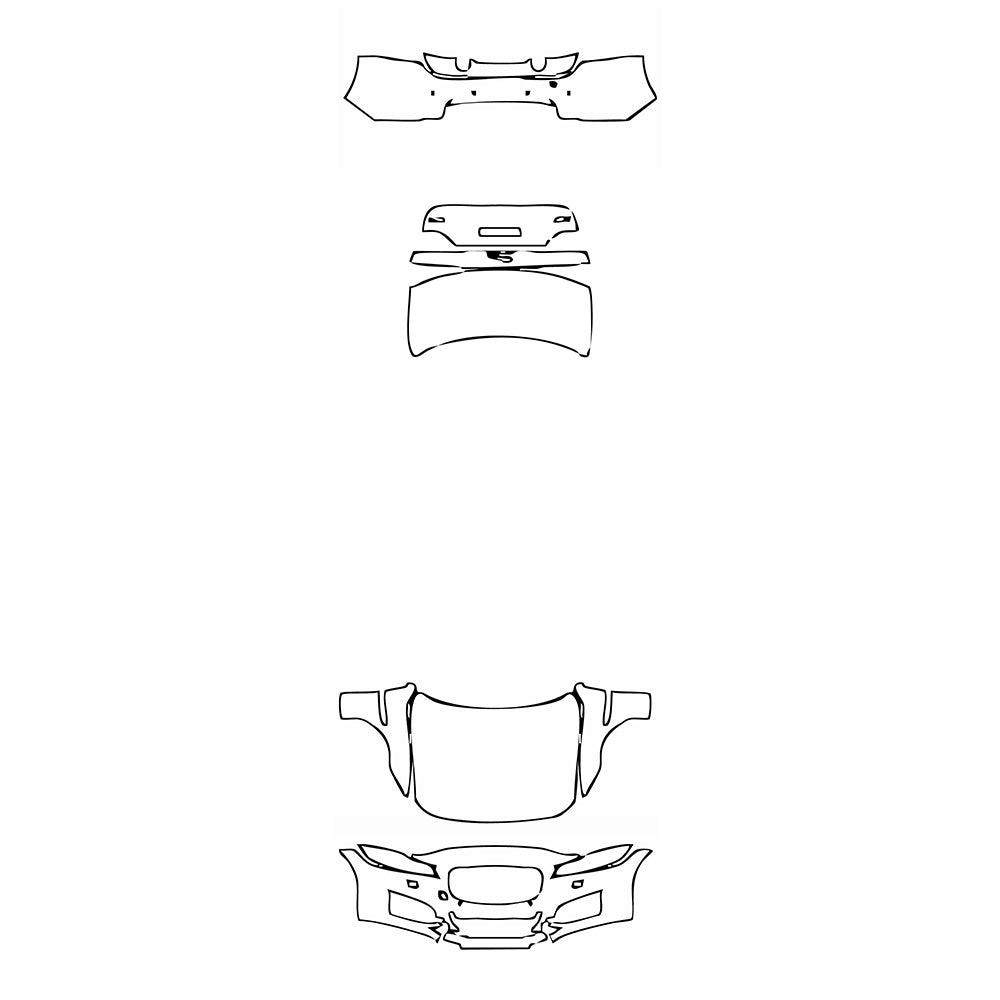 Pre-Cut PPF Jaguar XF XF Premium 2016 - PPF-Kits