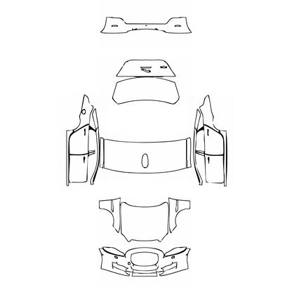 Pre-Cut PPF Jaguar XJ XJL Base 2017 - PPF-Kits