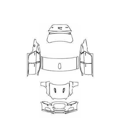 Pre-Cut PPF Jaguar XJ XJL R 2014 - PPF-Kits