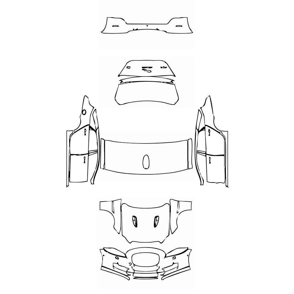 Pre-Cut PPF Jaguar XJ XJL R 2018 - PPF-Kits