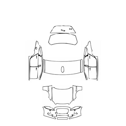 Pre-Cut PPF Jaguar XJ XJL Supercharged 2012 - PPF-Kits