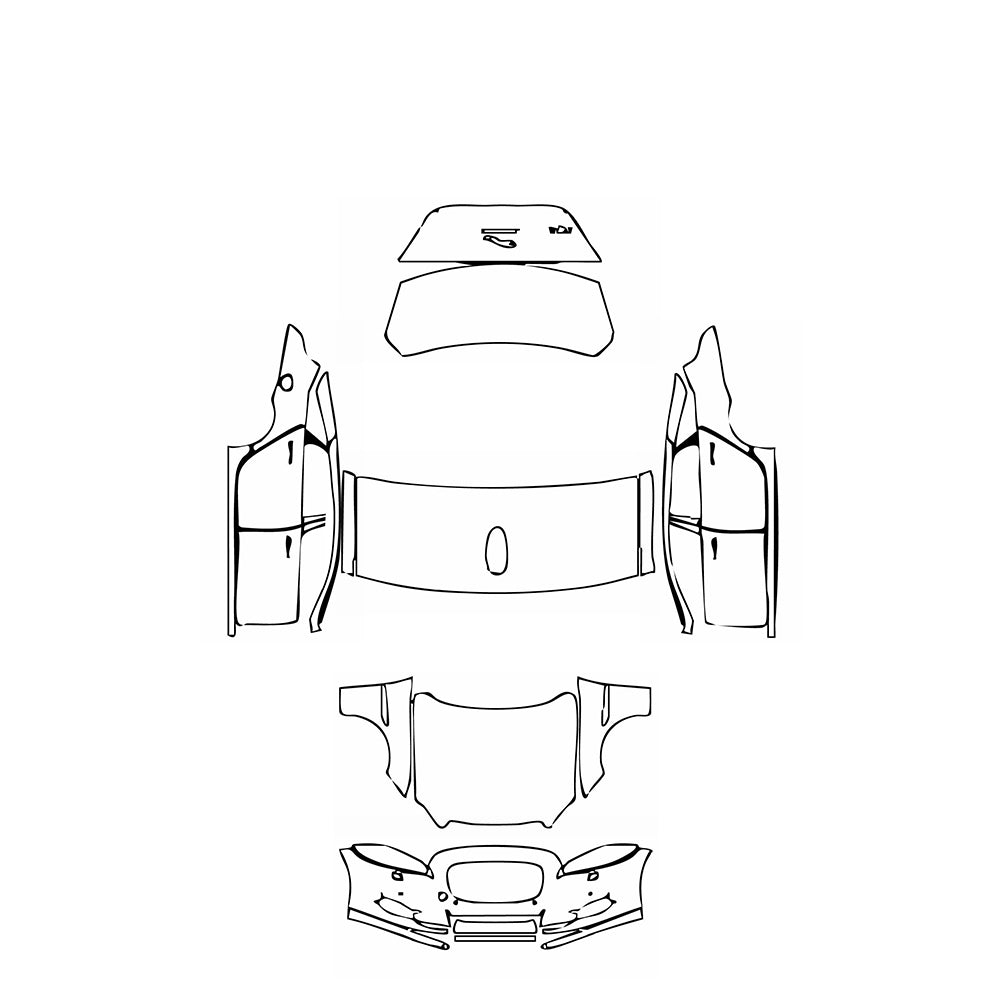 Pre-Cut PPF Jaguar XJ XJL Supercharged 2015 - PPF-Kits