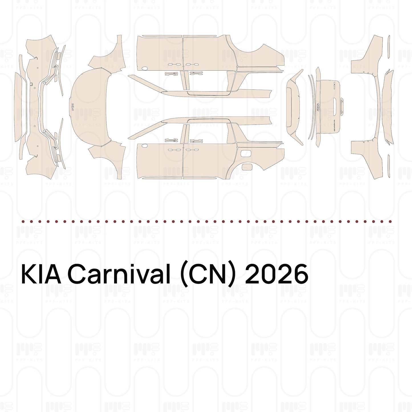 PPF precortado KIA Carnival (CN) 2026