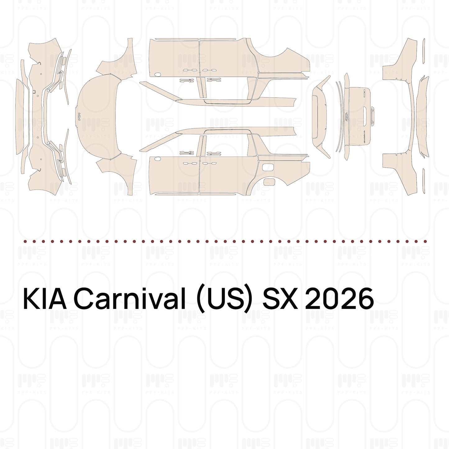 PPF precortado KIA Carnival (US) SX 2026