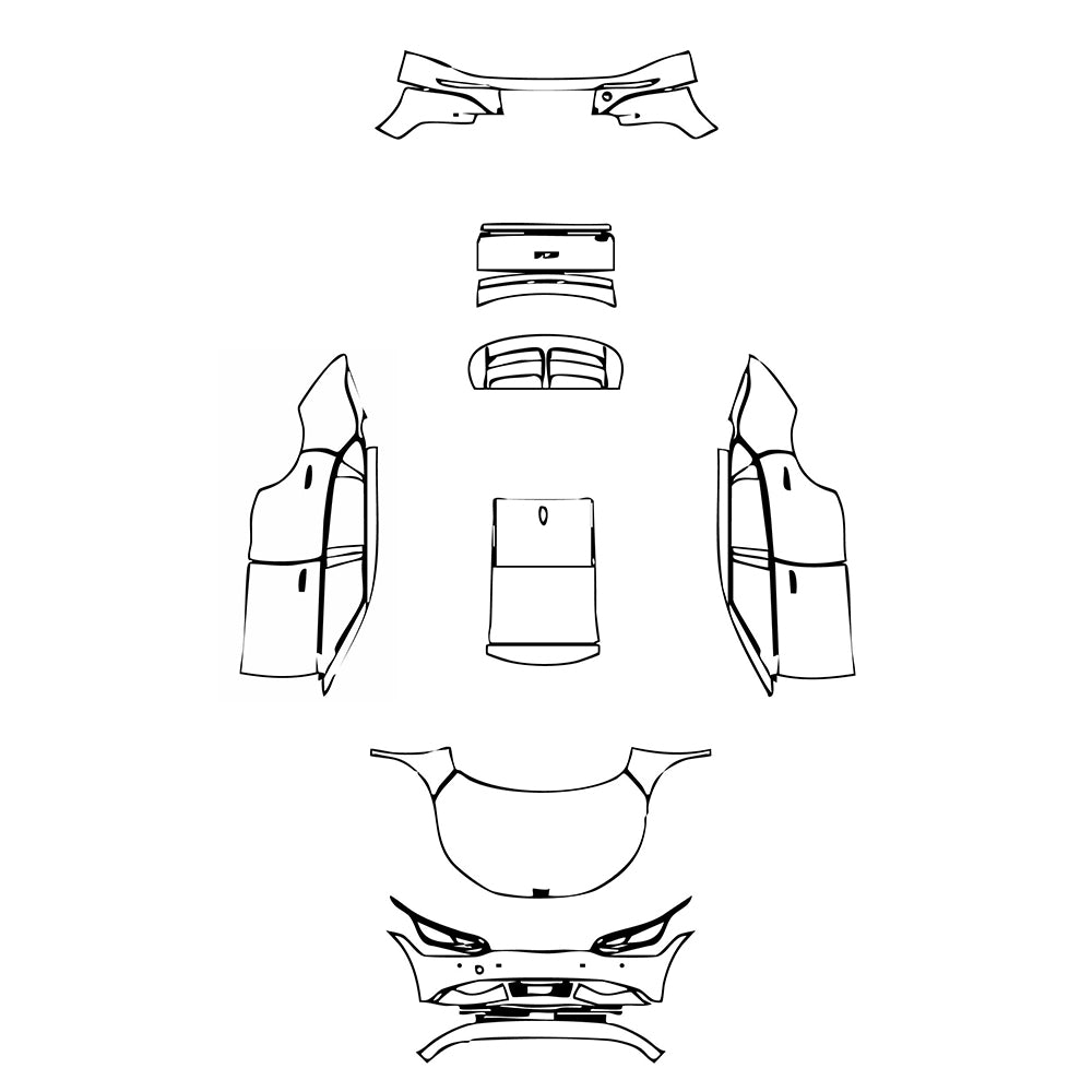 Pre-Cut PPF KIA EV6 Air 2023 - PPF-Kits