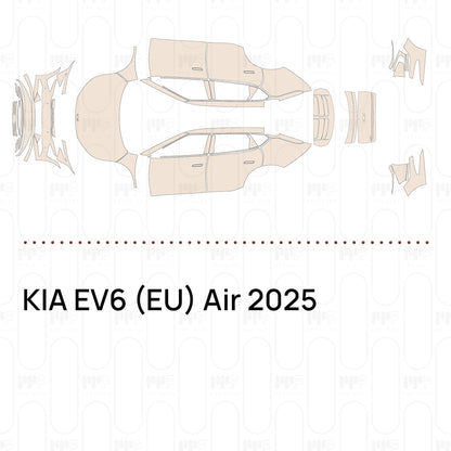 Pre-Cut PPF KIA EV6 (EU) Air 2025