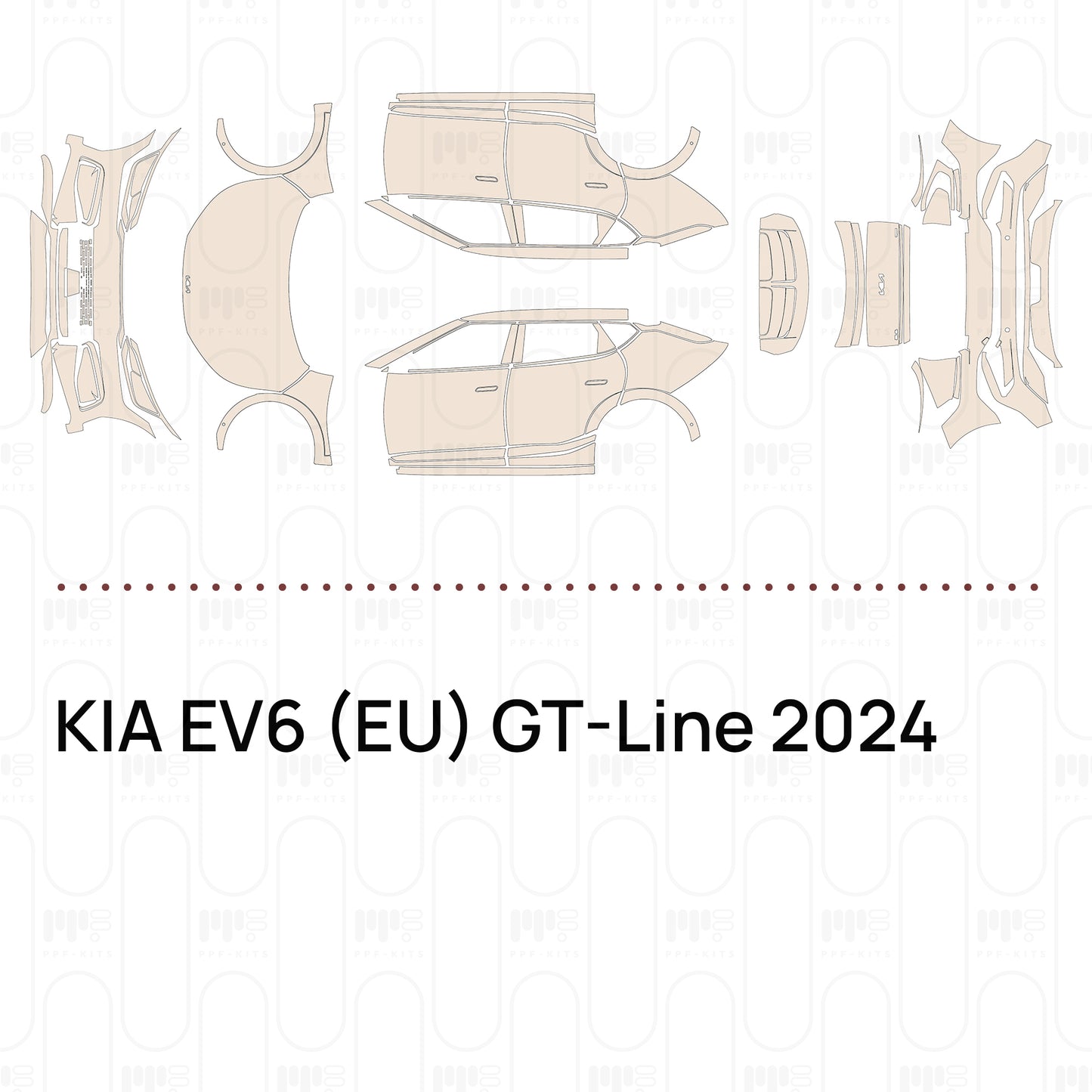 PPF precortado KIA EV6 (EU) GT-Line 2024
