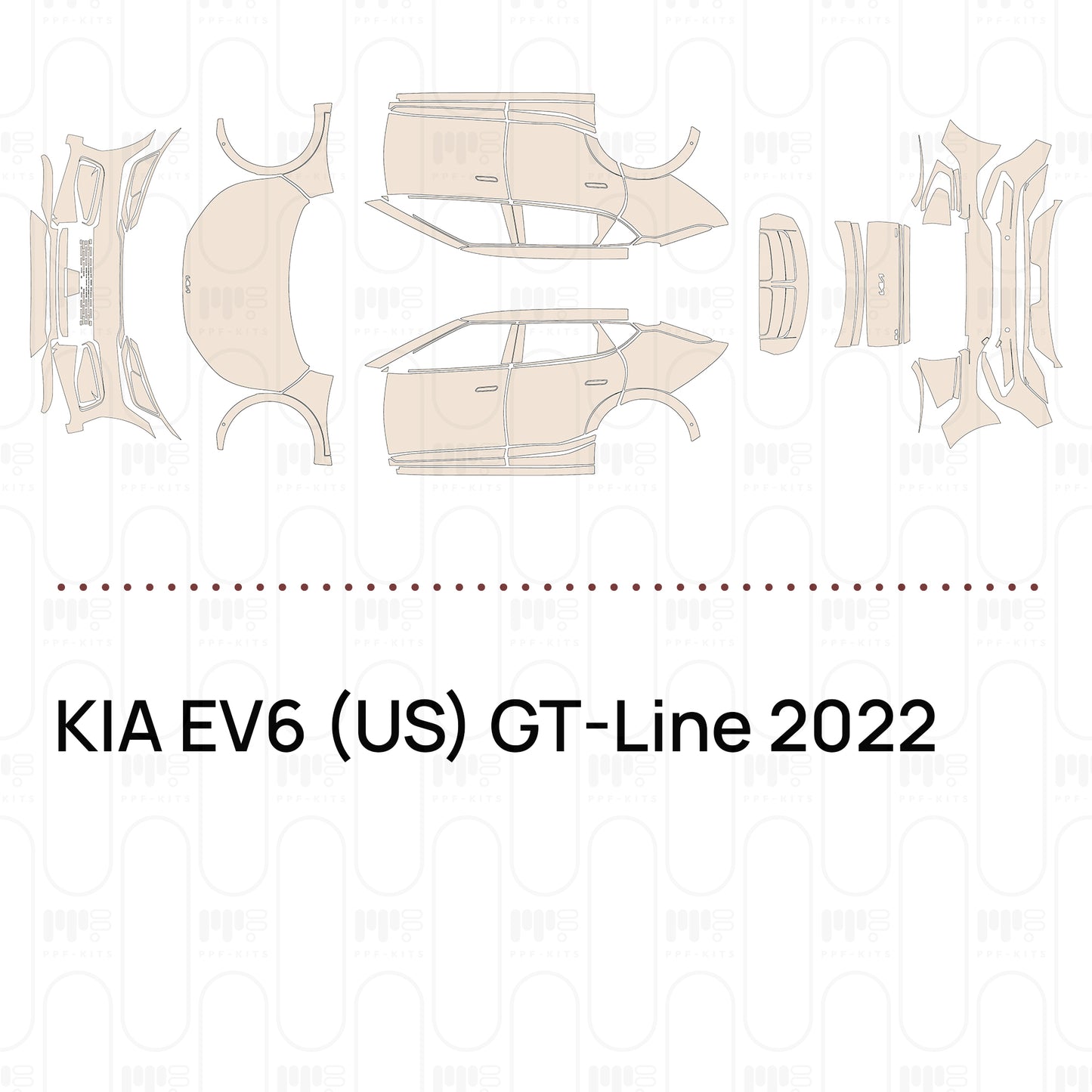 PPF precortado KIA EV6 (US) GT-Line 2022