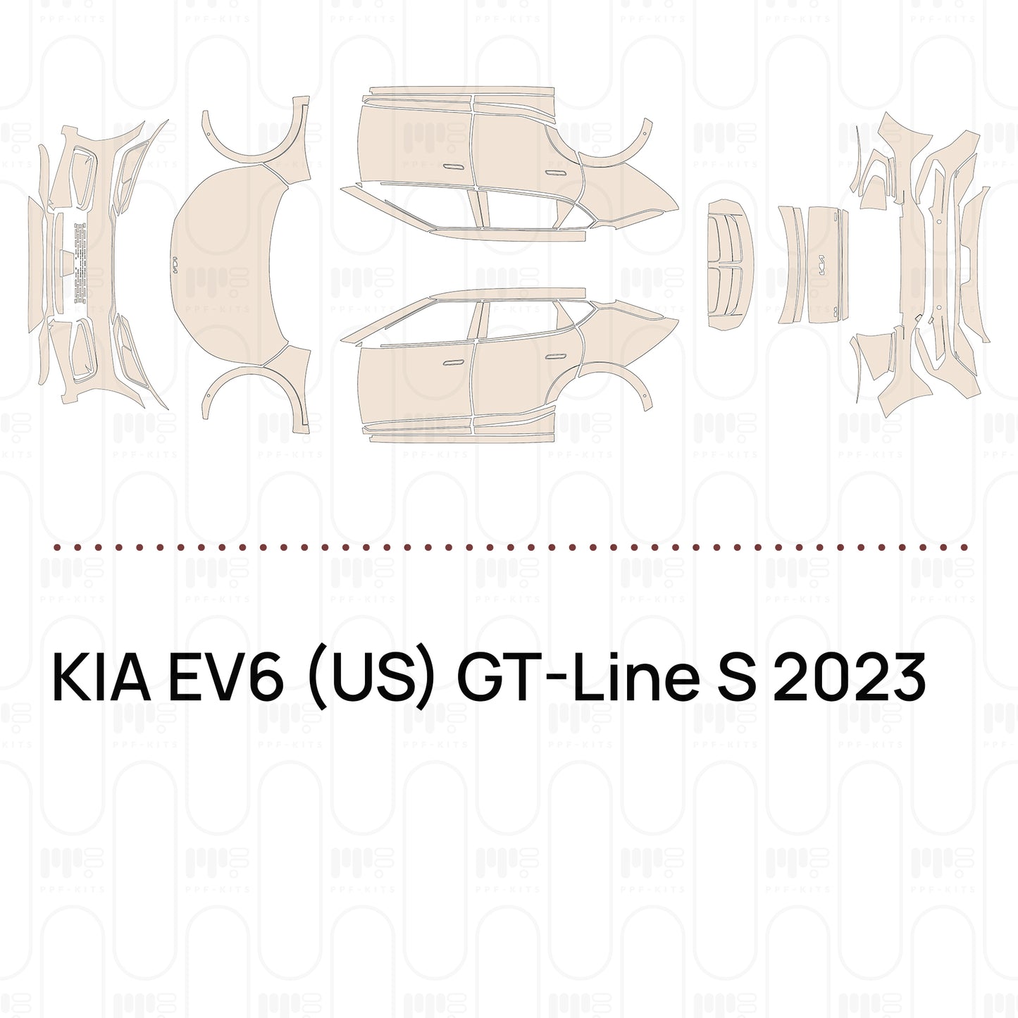 PPF precortado KIA EV6 (US) GT-Line S 2023