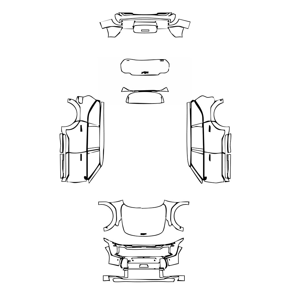 Pre-Cut PPF KIA EV9 GT-Line 2024 - PPF-Kits