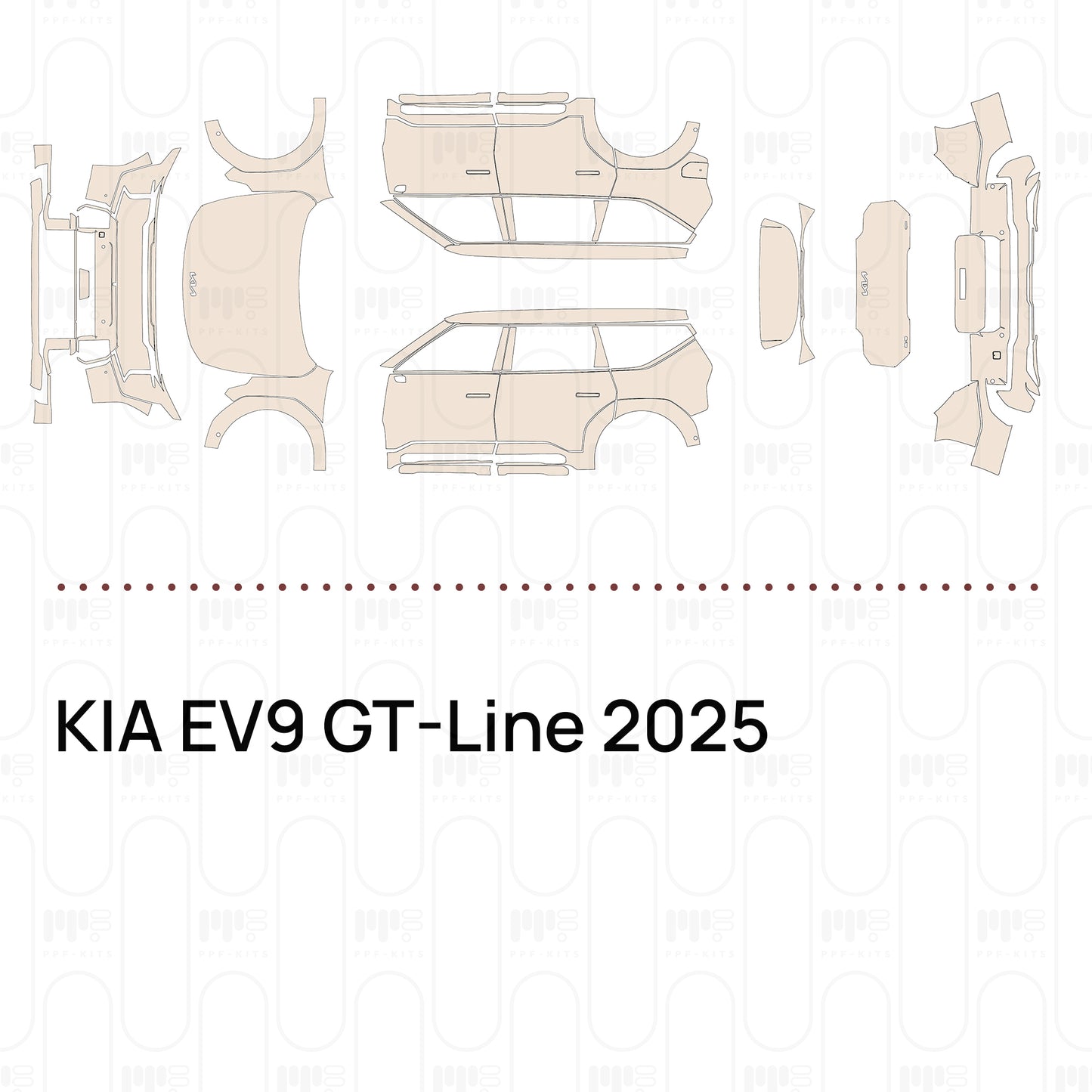 PPF precortado KIA EV9 GT-Line 2025