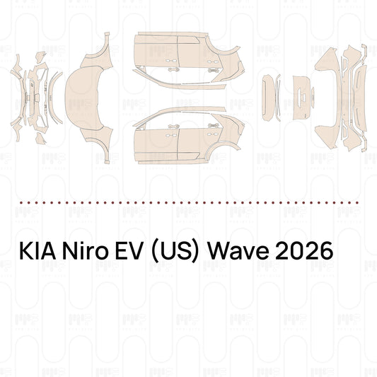 PPF precortado KIA Niro EV (US) Wave 2026