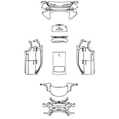 Pre-Cut PPF KIA Niro EV (US) Wind 2024 - PPF-Kits