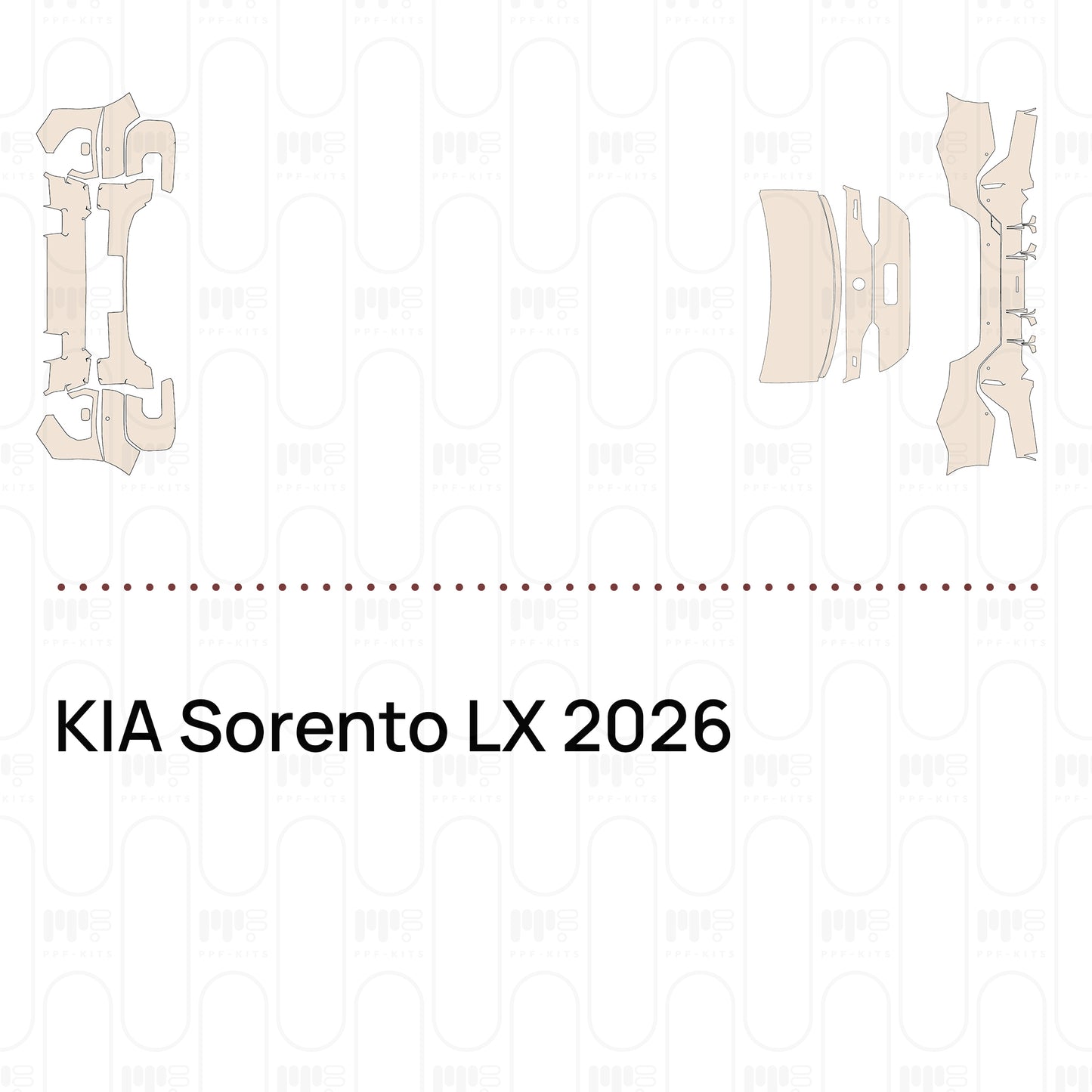 PPF precortado KIA Sorento LX 2026
